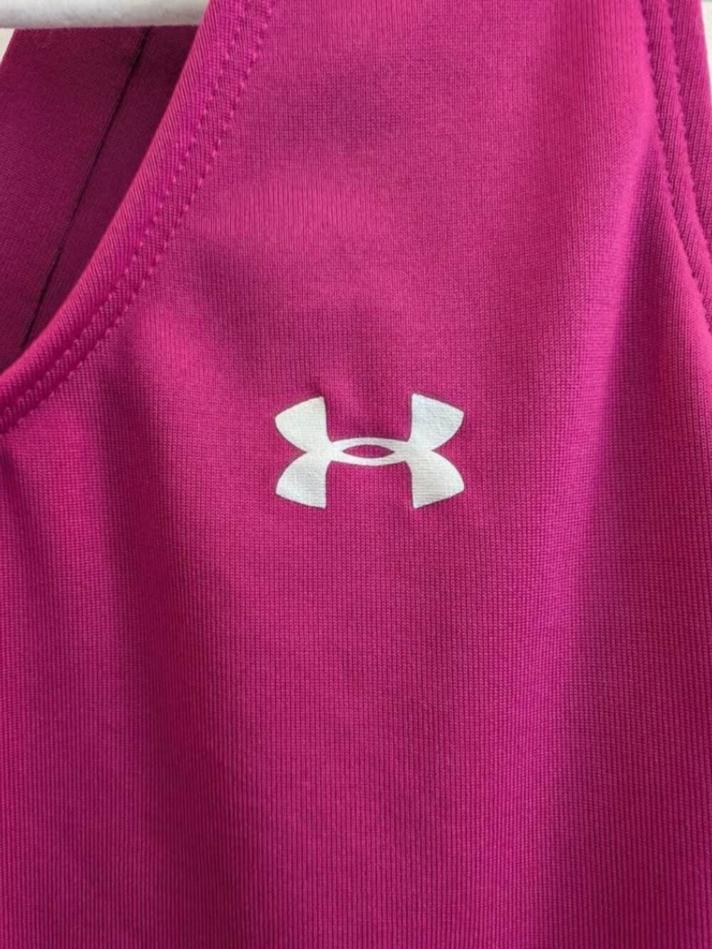 Pink Under Armour Athletic Performance Tech Tank, Medium, racer back, NWT - Picture 3 of 8